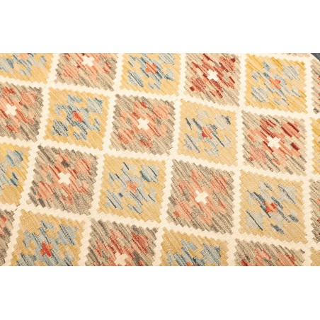 Tappeto Kilim Afghanistan giallo 130x184