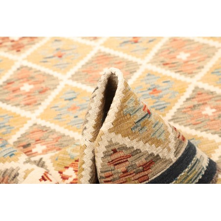 Tappeto Kilim Afghanistan giallo 130x184