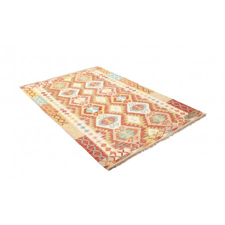 Tappeto Kilim Afghanistan marrone beige 126x186
