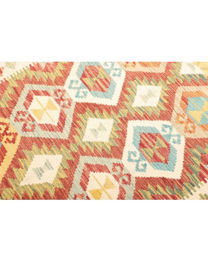 Tappeto Kilim Afghanistan marrone beige 126x186