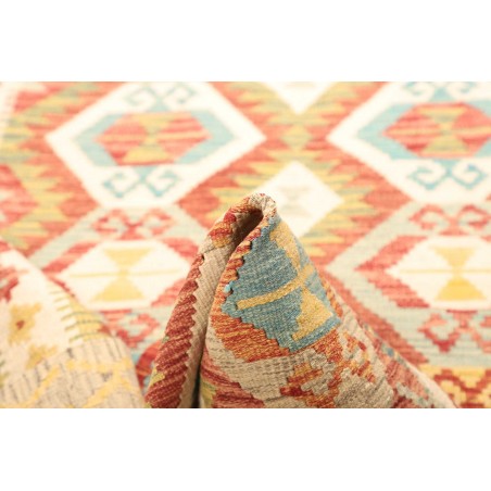 Tappeto Kilim Afghanistan marrone beige 126x186