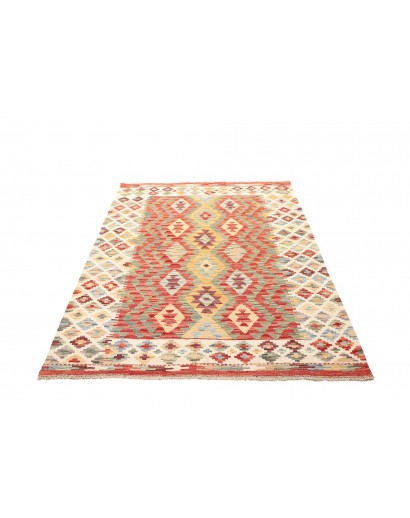 Tappeto Kilim Afghanistan marrone 132x178