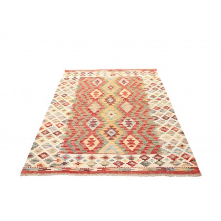 Tappeto Kilim Afghanistan marrone 132x178