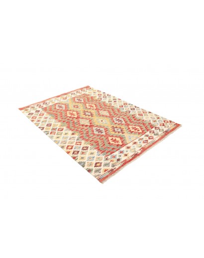 Tappeto Kilim Afghanistan marrone 132x178