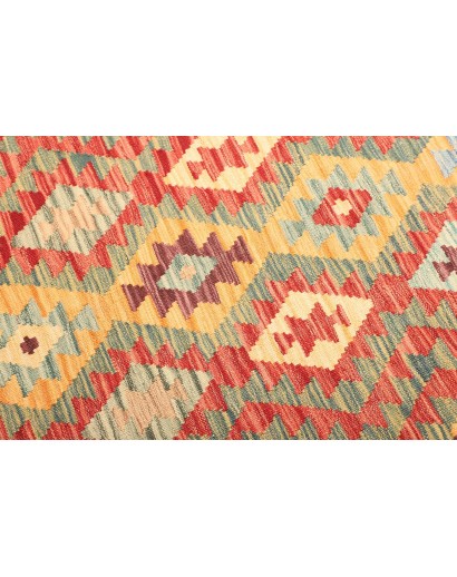 Tappeto Kilim Afghanistan marrone 132x178