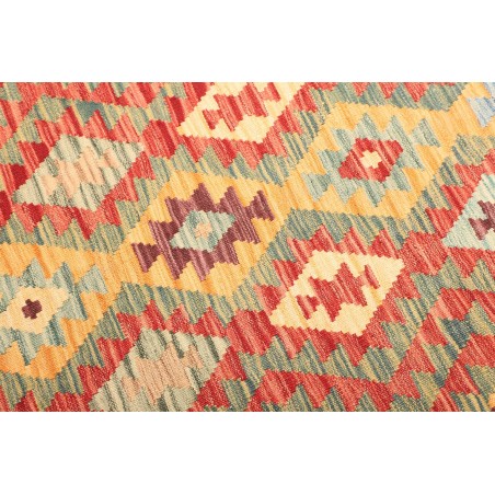 Tappeto Kilim Afghanistan marrone 132x178