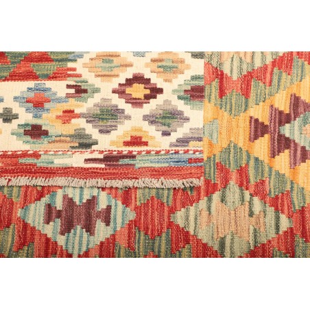 Tappeto Kilim Afghanistan marrone 132x178