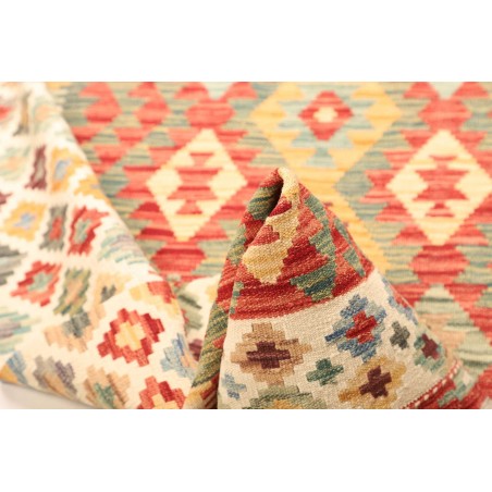 Tappeto Kilim Afghanistan marrone 132x178