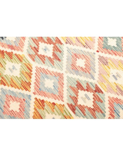 Tappeto Kilim Afghanistan giallo marrone 125x174