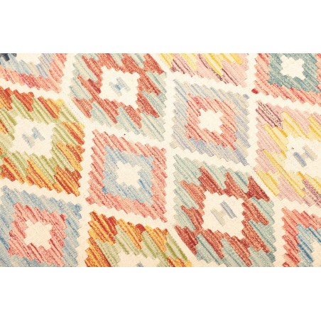 Tappeto Kilim Afghanistan giallo marrone 125x174