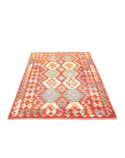 Tappeto Kilim Afghanistan marrone 123x178