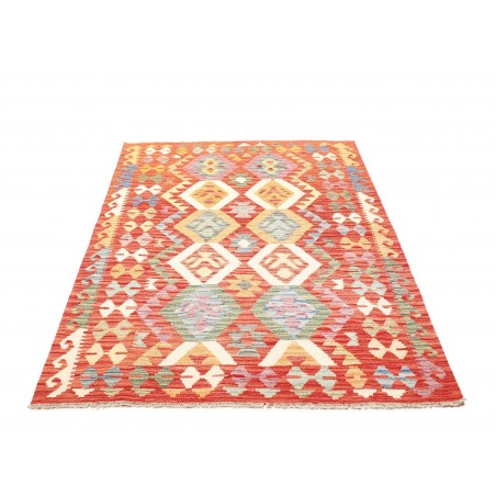 Tappeto Kilim Afghanistan marrone 123x178