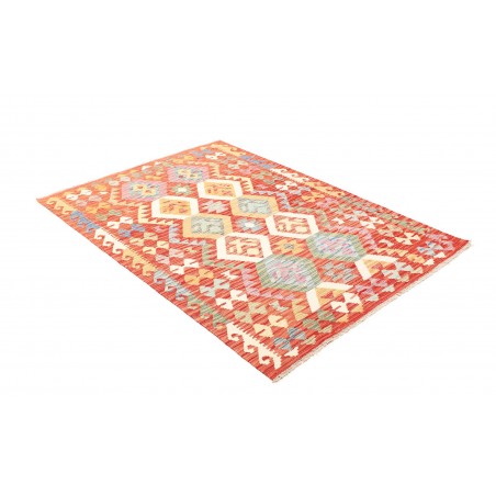 Tappeto Kilim Afghanistan marrone 123x178