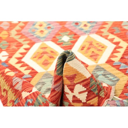 Tappeto Kilim Afghanistan marrone 123x178
