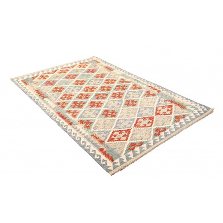 Tappeto Kilim Afghanistan bianco 125x192