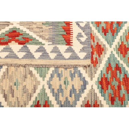 Tappeto Kilim Afghanistan bianco 125x192