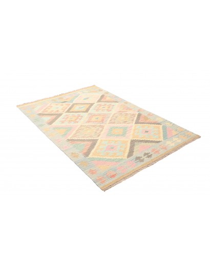 Tappeto Kilim Afghanistan bianco 120x178