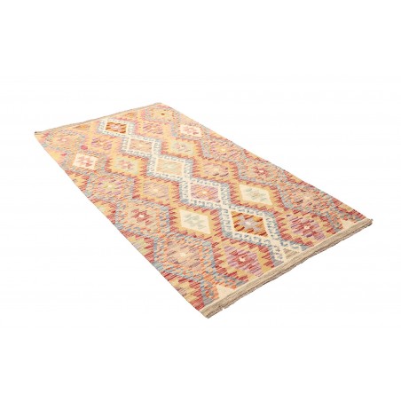 Tappeto Kilim Afghanistan giallo arancione 106x196