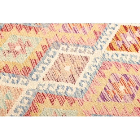 Tappeto Kilim Afghanistan giallo arancione 106x196