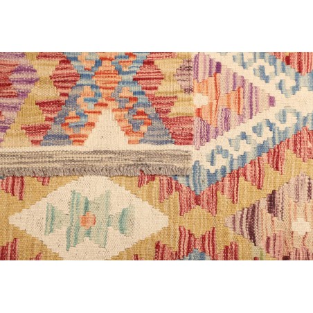 Tappeto Kilim Afghanistan giallo arancione 106x196
