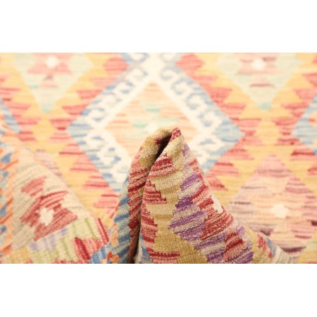 Tappeto Kilim Afghanistan giallo arancione 106x196