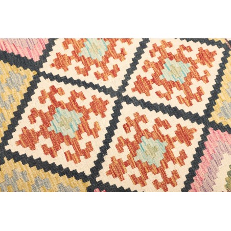 Tappeto Kilim Afghanistan beige azzurro 98x183