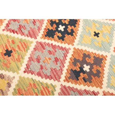 Tappeto Kilim Afghanistan giallo arancione 120x197
