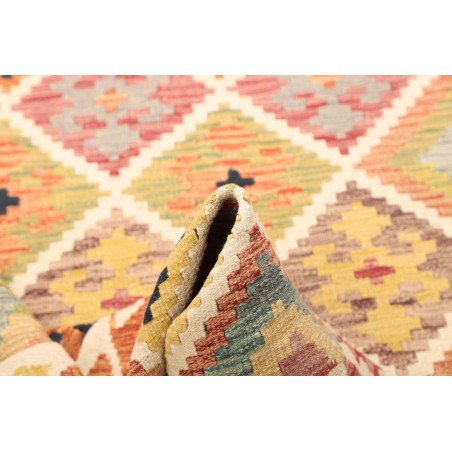 Tappeto Kilim Afghanistan giallo arancione 120x197
