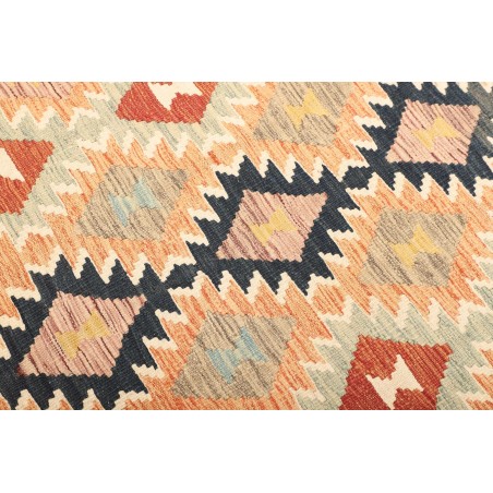 Tappeto Kilim Afghanistan giallo arancione 118x190