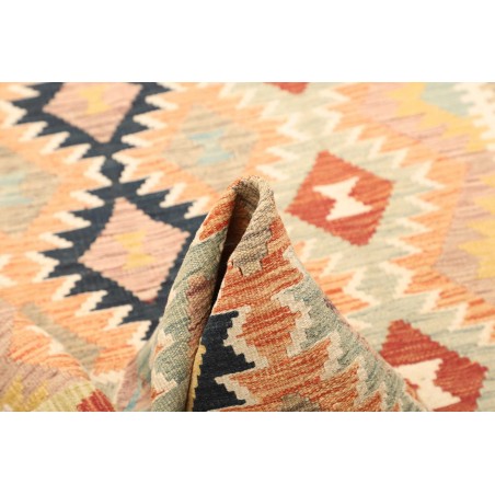 Tappeto Kilim Afghanistan giallo arancione 118x190