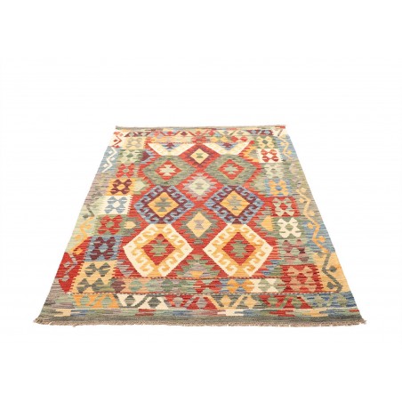 Tappeto Kilim Afghanistan marrone 127x172