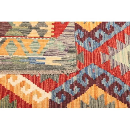Tappeto Kilim Afghanistan marrone 127x172