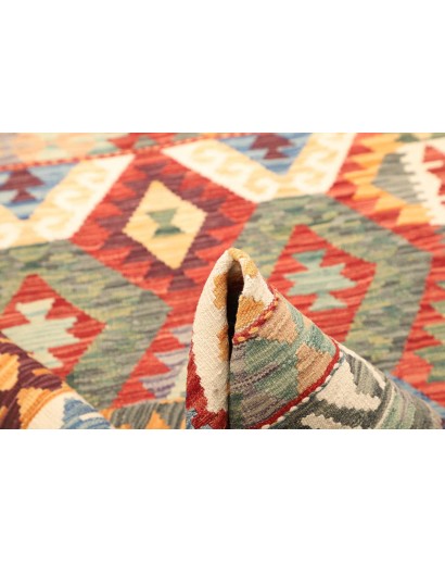 Tappeto Kilim Afghanistan marrone 127x172