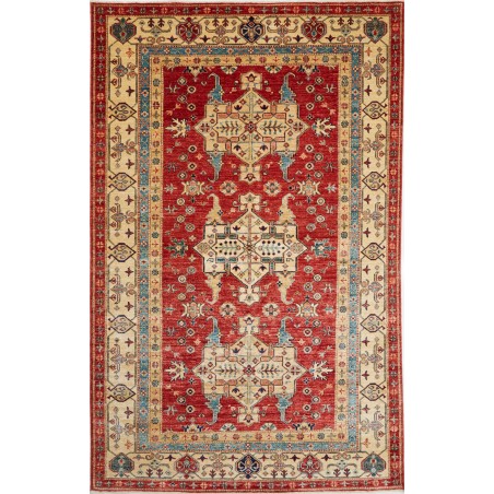 Tappeto Kazak Fine Pakistan rosso grigio 170x264