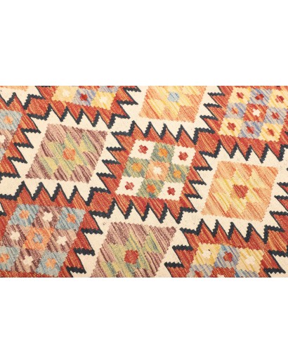 Tappeto Kilim Afghanistan giallo arancione 120x188