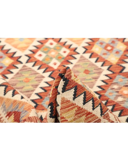 Tappeto Kilim Afghanistan giallo arancione 120x188