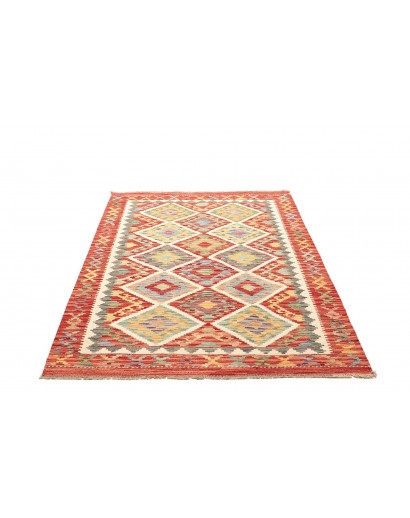 Tappeto Kilim Afghanistan marrone beige 128x176
