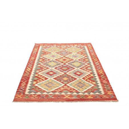 Tappeto Kilim Afghanistan marrone beige 128x176
