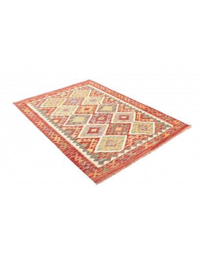 Tappeto Kilim Afghanistan marrone beige 128x176