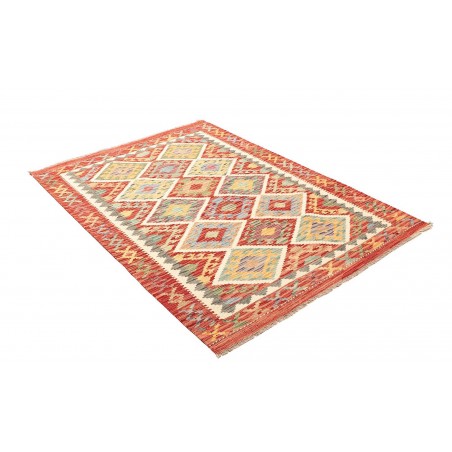 Tappeto Kilim Afghanistan marrone beige 128x176