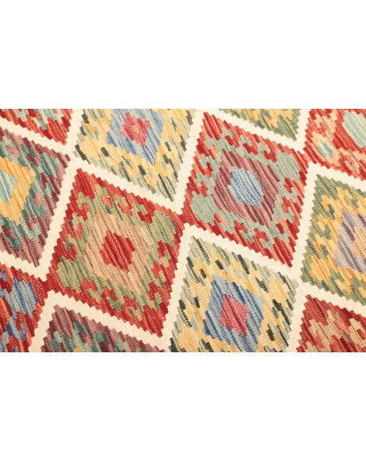Tappeto Kilim Afghanistan marrone beige 128x176