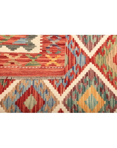 Tappeto Kilim Afghanistan marrone beige 128x176