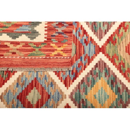Tappeto Kilim Afghanistan marrone beige 128x176