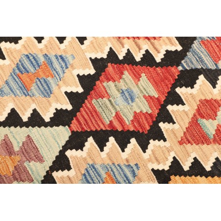 Tappeto Kilim Afghanistan beige grigio 132x181