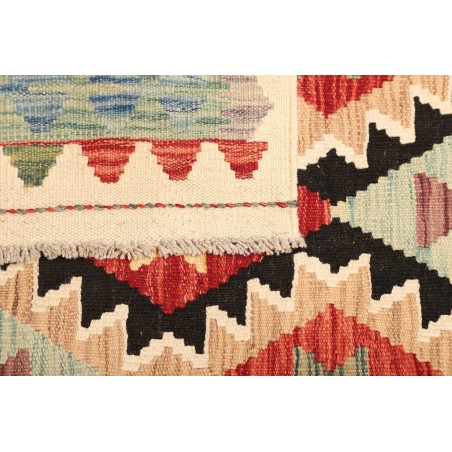 Tappeto Kilim Afghanistan beige grigio 132x181
