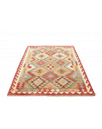 Tappeto Kilim Afghanistan marrone beige 131x183