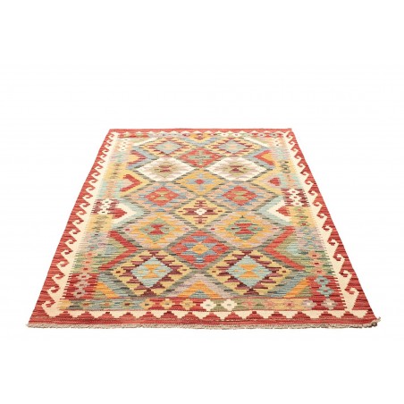 Tappeto Kilim Afghanistan marrone beige 131x183