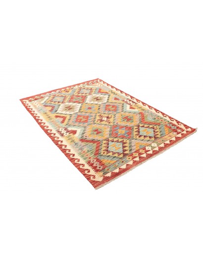 Tappeto Kilim Afghanistan marrone beige 131x183
