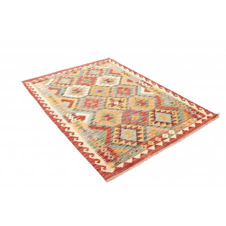 Tappeto Kilim Afghanistan marrone beige 131x183