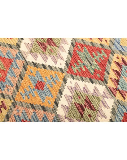 Tappeto Kilim Afghanistan marrone beige 131x183